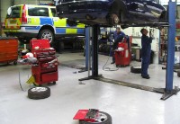 Police Work Shop Chorley High Build Coating